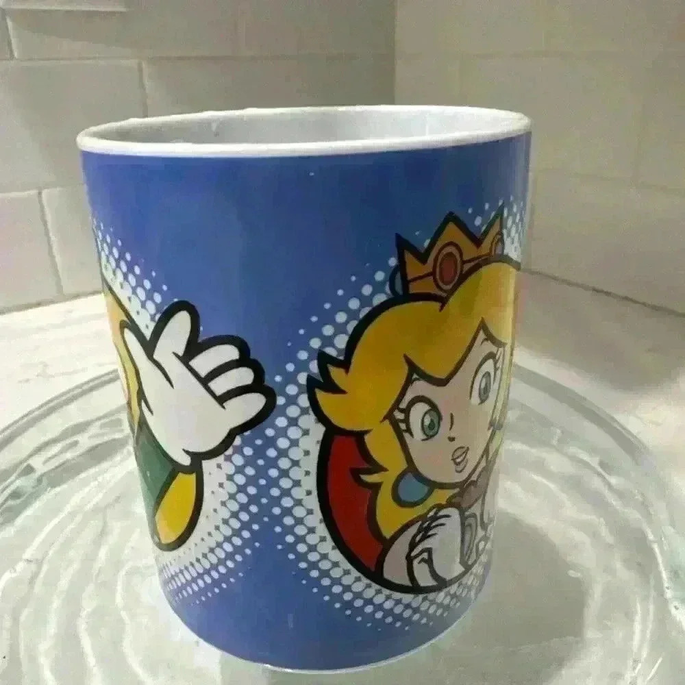 Super Mario Bros Coffee Mug Frankford Candy 2022 Luigi Princess Peach Nintendo - Picture 4 of 8